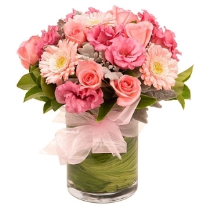 Gerbera and roses