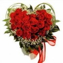 50 rose heart