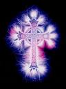 BRIGHT AND PURPLE CROSS