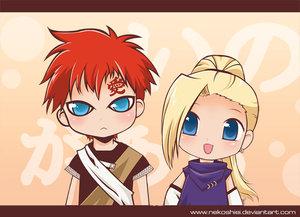 Chibi Ino And Gaara