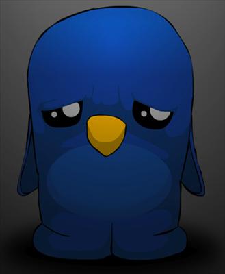 sad penguin