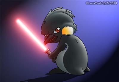 evil penguin