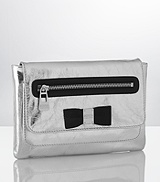 Splurgee Silver Clutch