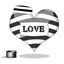 coeur gris