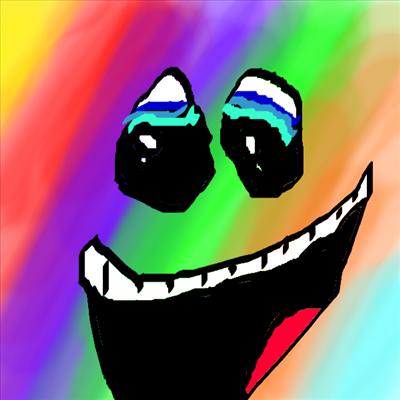 rainbow face