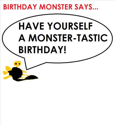 Birthday Monster