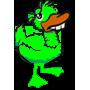 Green ugly duckling
