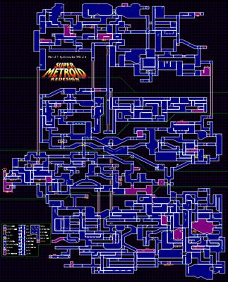 Map to Super Metroid