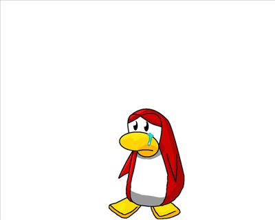 sad penguin