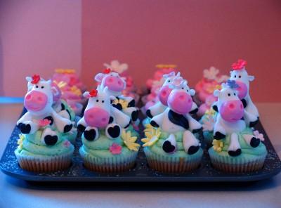 Cow Cupcakes