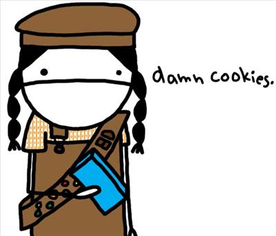 Crazy Girl Scout!