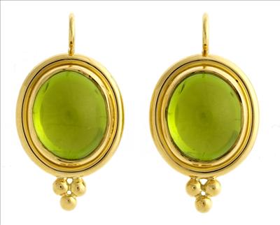 Classic Earrings in Peridot