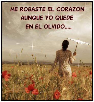 Me robaste el corazon
