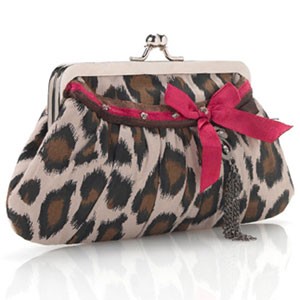 Leopard Charm & Bow  