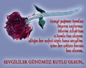 Sevgililer Günümüz Kutlu Olsun
