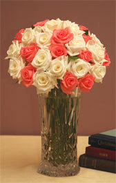 1 dozen 2-colored rose combination