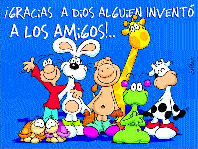 Gracias a dios que existen los amigos