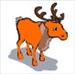 orange raindeer