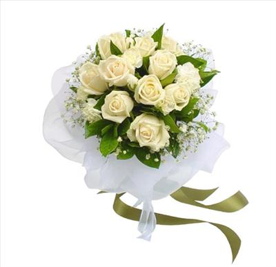 White flowers Roses