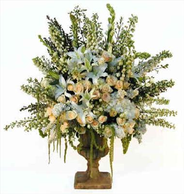 Flowers funeral tribute