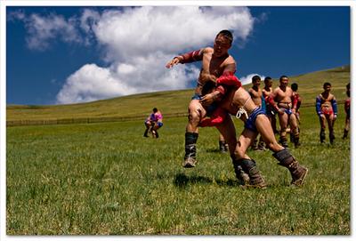Mongolian Wrestling Circle