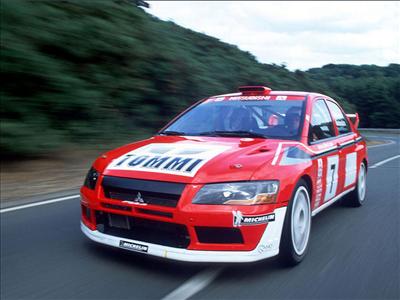 Evo rally car