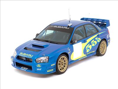 Subaru rally car