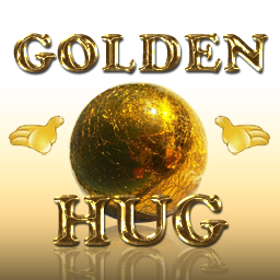 een gouden knuffel!