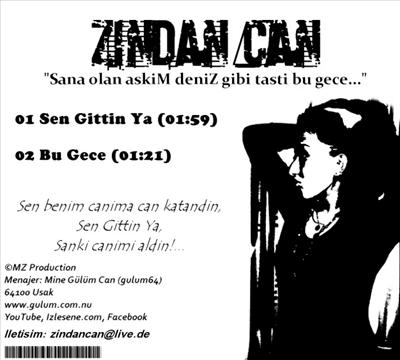 Zindan Can Siir CDsi