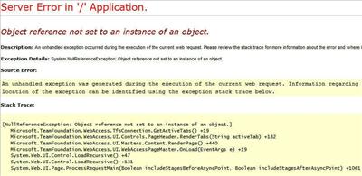 Object reference not set to an object