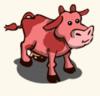 pink cow