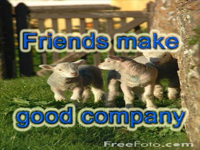 Good company brings joy in the day and in the heart
