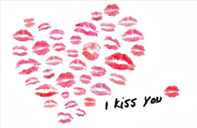 I love you with kisses