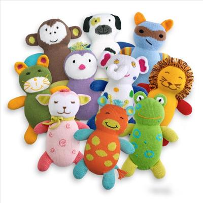 The whole eco friendly stuffed animal set!
