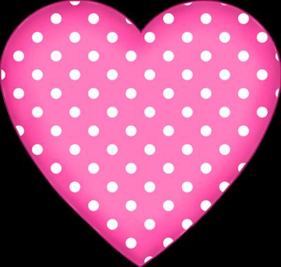 Pink spotted heart