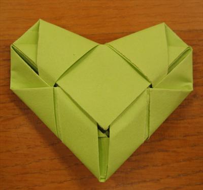 origami heart