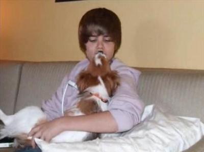 justin and his dog