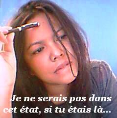 Je ne serais pas dans cet etat...si tu etais la...