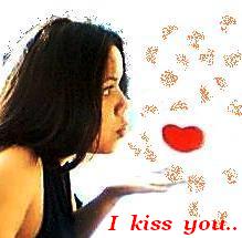 I kiss you