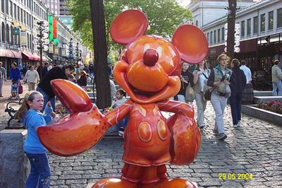 Mickey as a Lobster