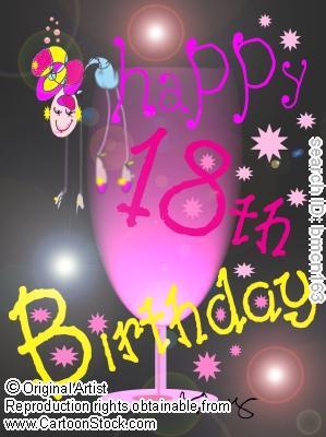 Happy 18th Card