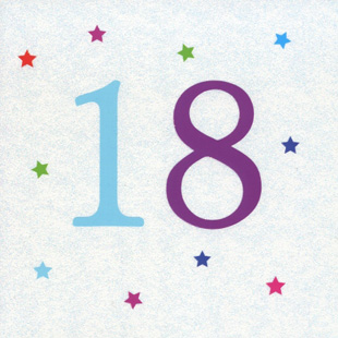 Happy 18th Card