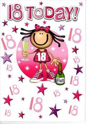 Happy 18th Card