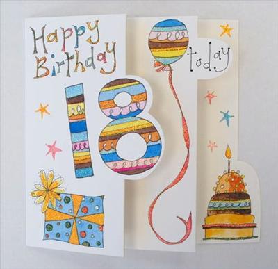 Happy 18th Card