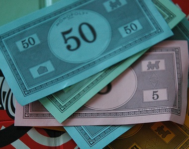 wad of fake CASH! Now you can buy that little plastic house you've had your eye on