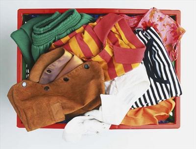 box of your smelly cousins hand-me-downs