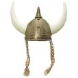 Viking helmet with braids