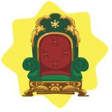 Santa throne
