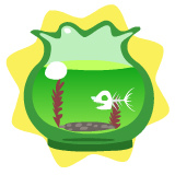 Spooky fishbowl