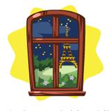 Paris view window